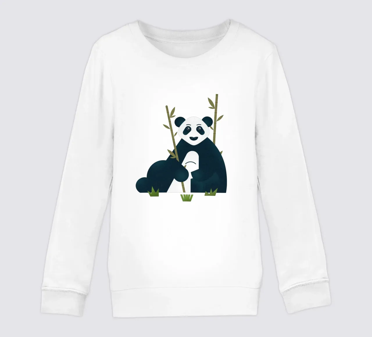 Blu - Il panda stoico felpa bambino da 2fevrierArtStudio