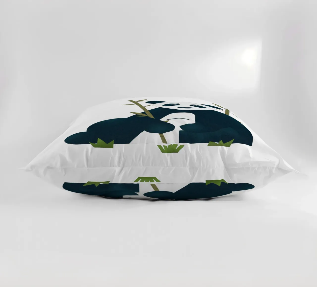 Blu - Il panda stoico cuscino da 2fevrierArtStudio