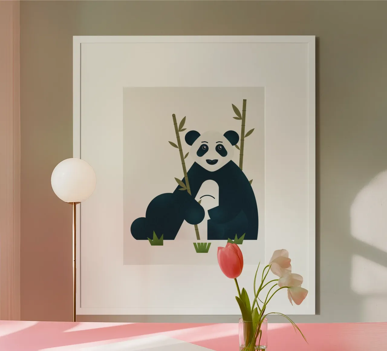 Blu - Il panda stoico carta hahnemühle da 2fevrierArtStudio