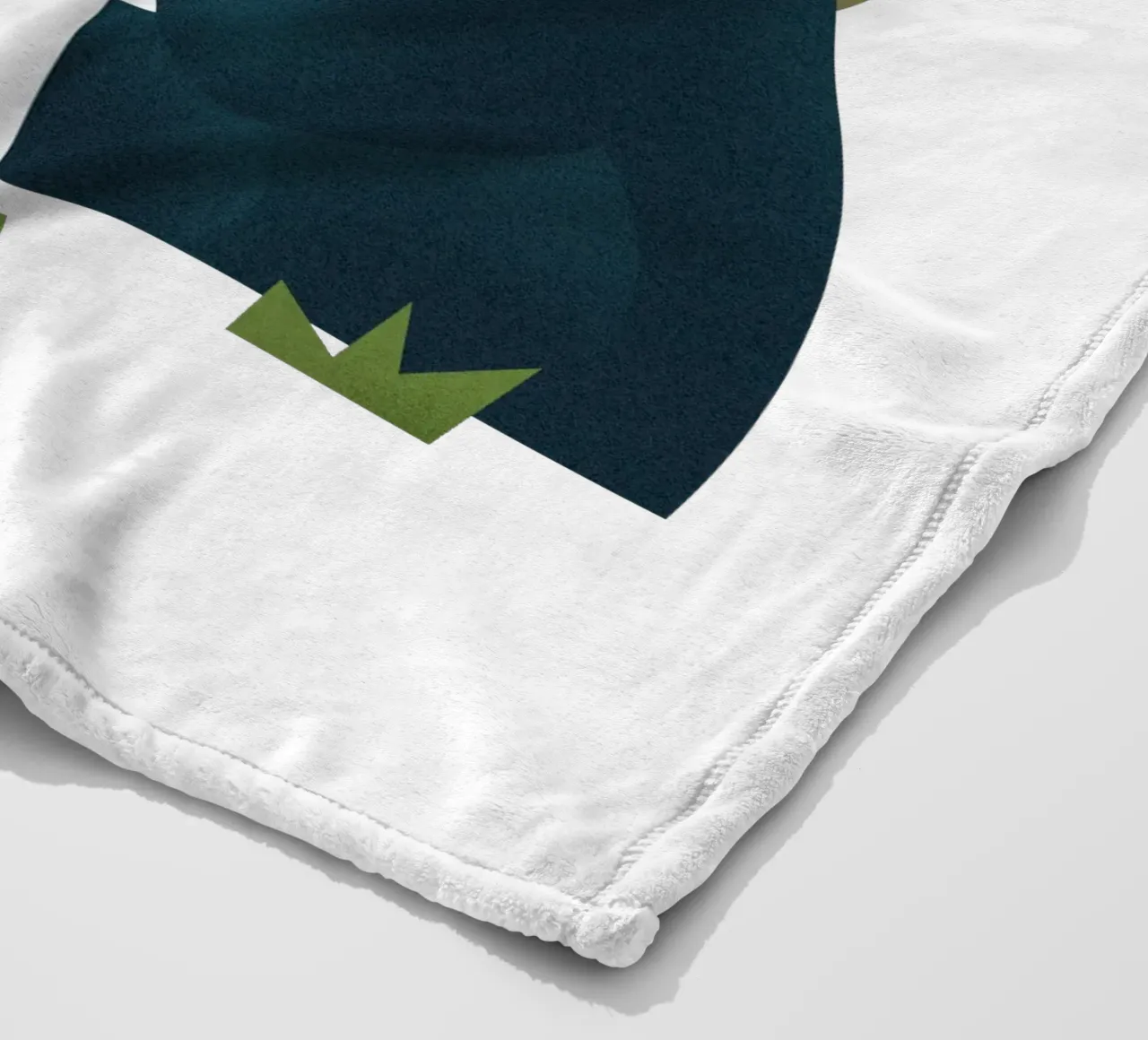 Blue - The Stoic Panda fleece blanket by 2fevrierArtStudio
