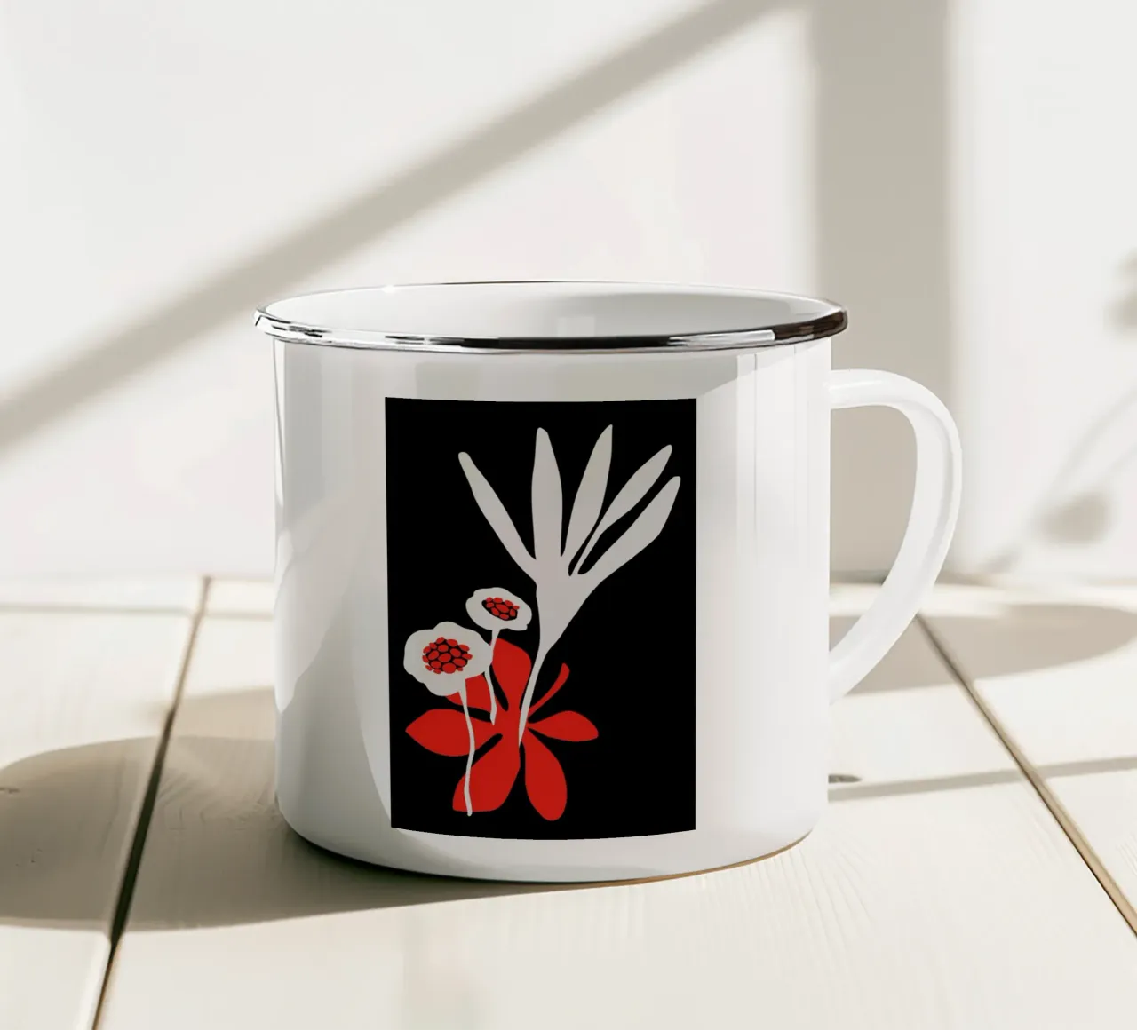 Blossom Beauty tazza in smalto da Kubistika