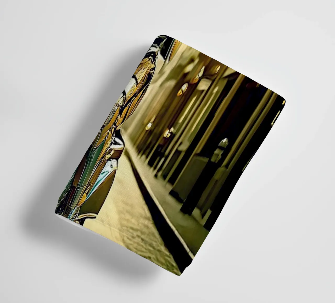 ROBOT EN SCOOTER BLEU. Doré asciugamano da bagno da Thierry vobmann photography