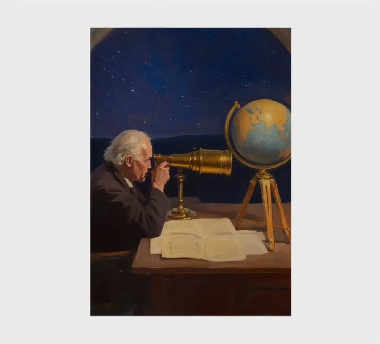 The Astronomer’s Study notebook by Art Center