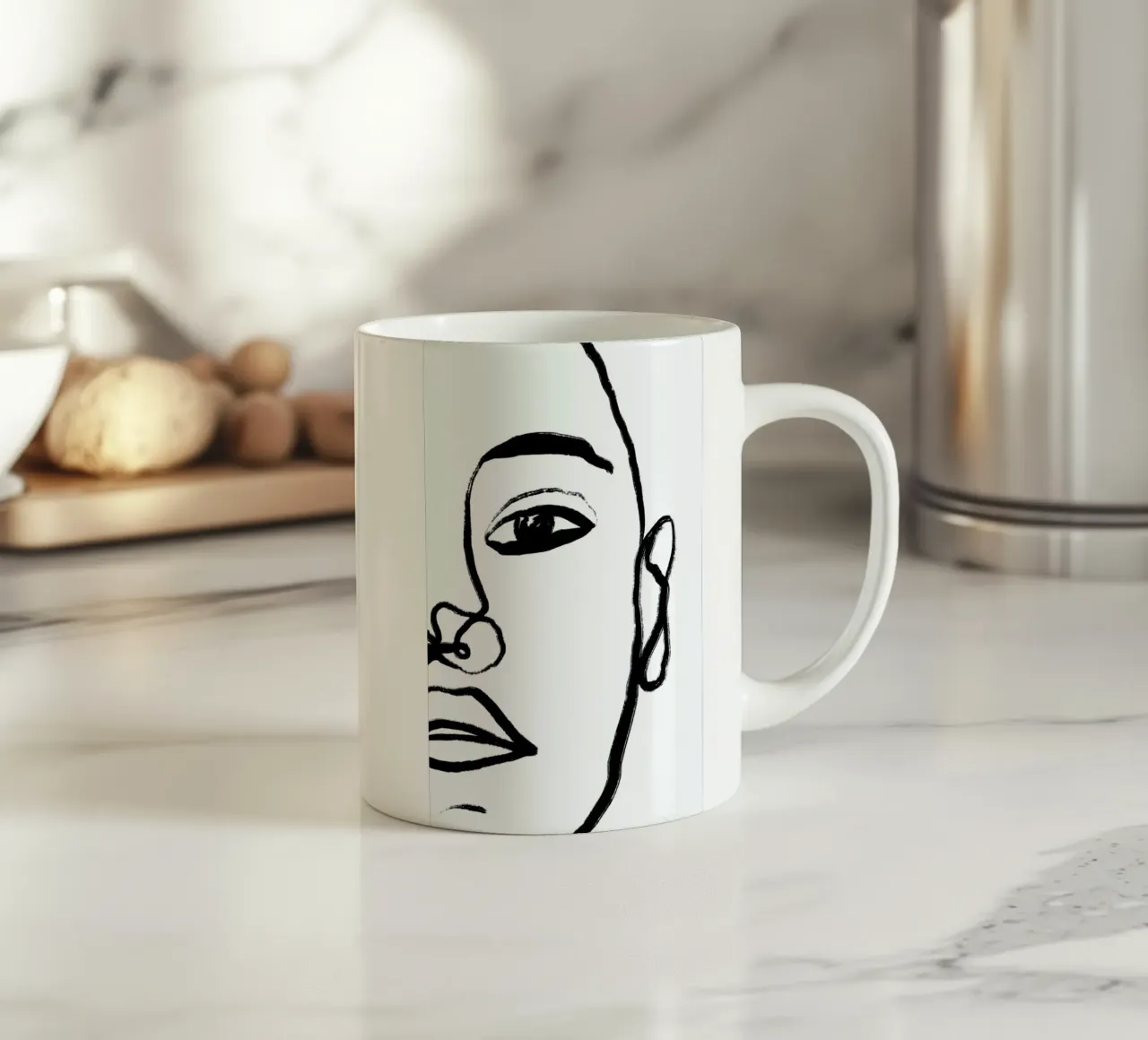 Think Of Me tazza in ceramica da Graphite