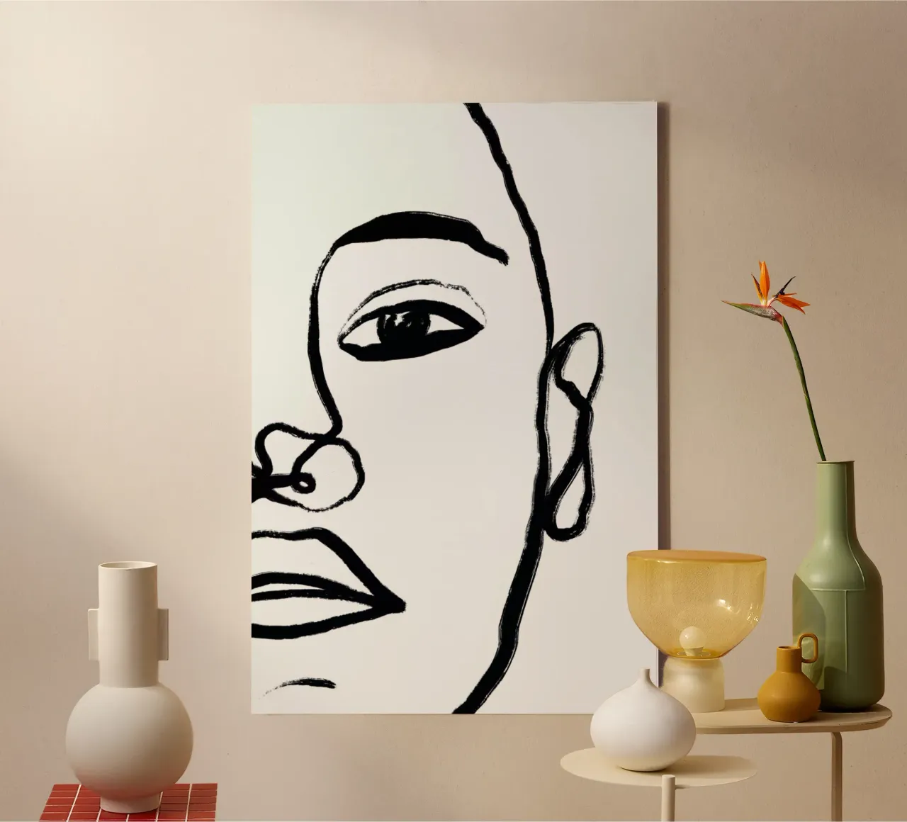 Think Of Me tela con Cornice a cassetta da Graphite