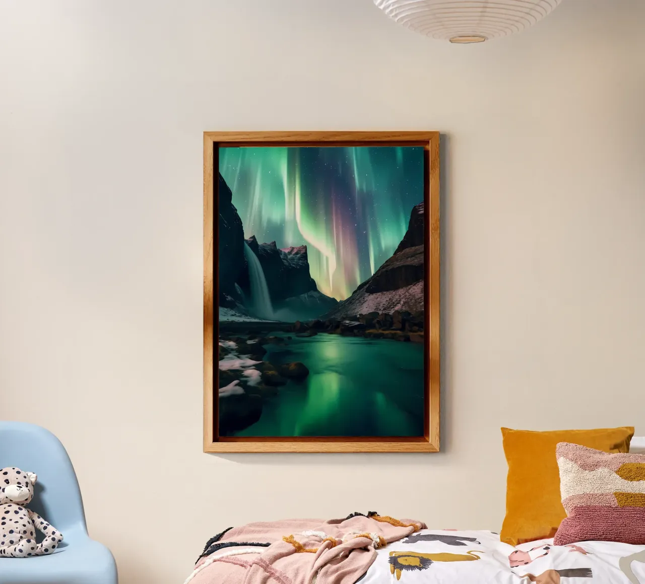 Green Aurora Borealis forex plate by Matthew Katz