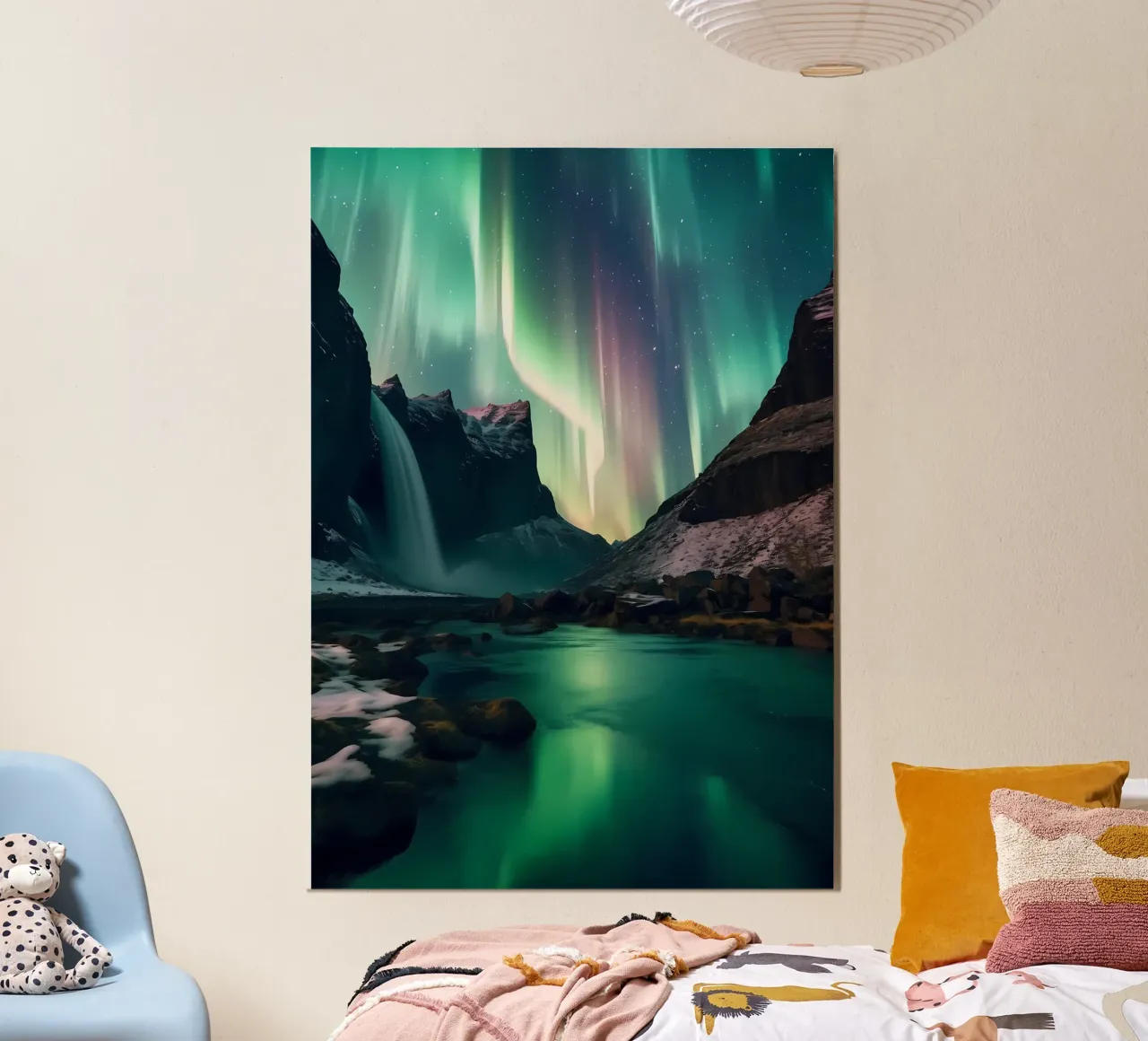 Green Aurora Borealis forex plate by Matthew Katz
