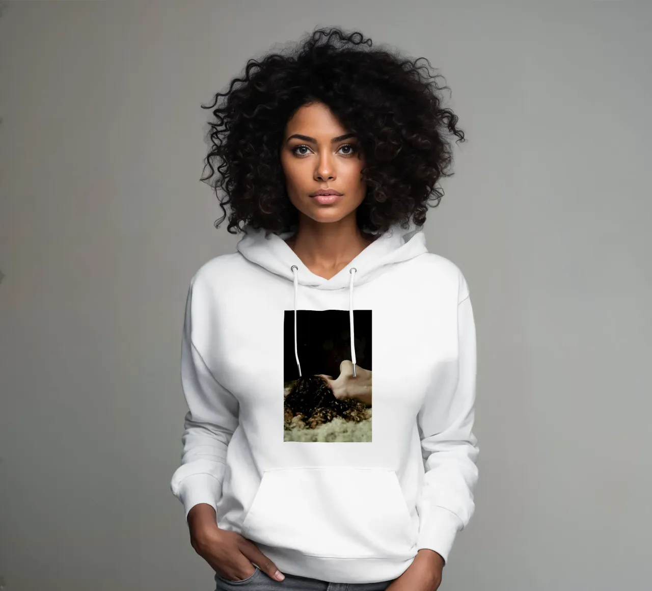 Curls felpa con cappuccio da Runway Collective