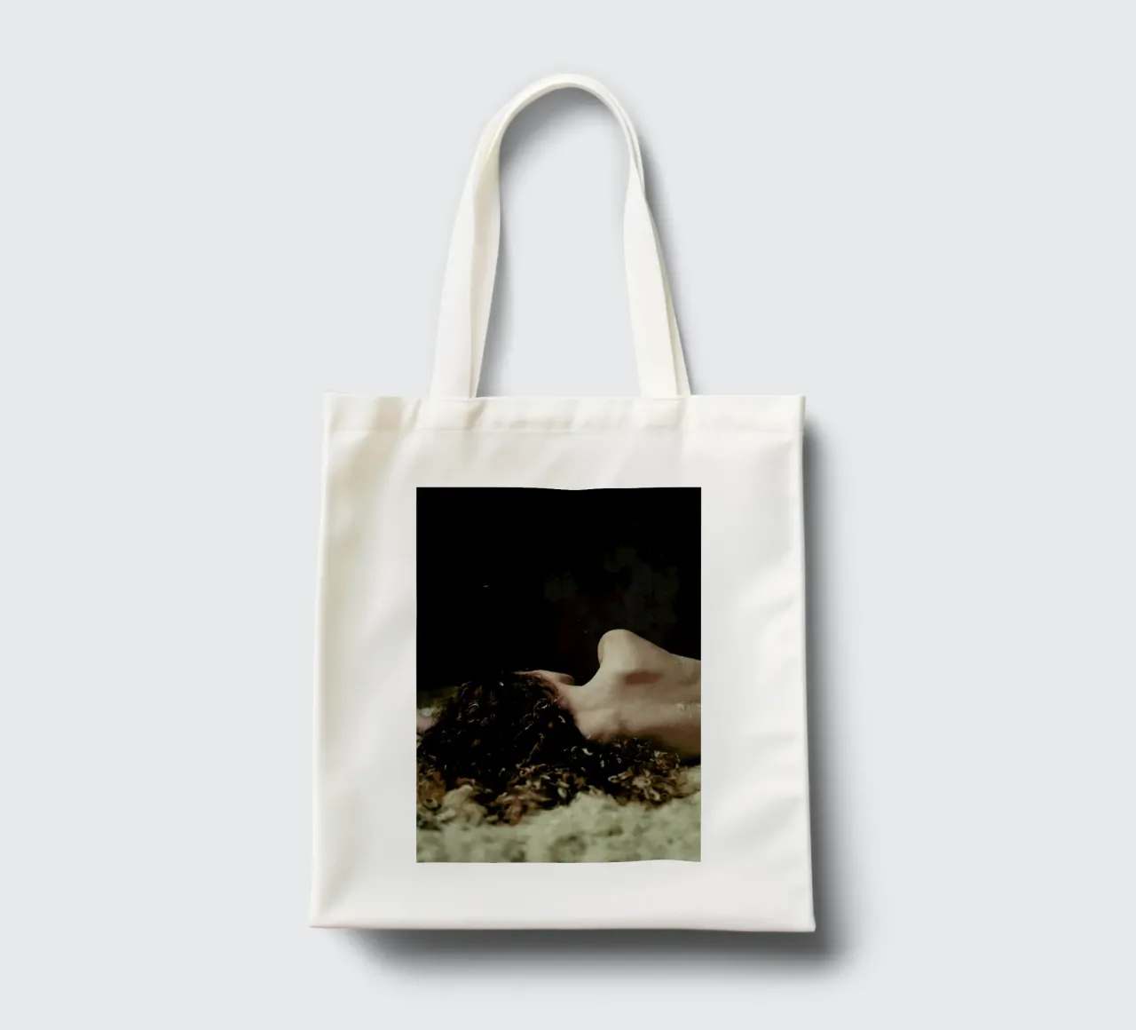 Curls borsa in juta da Runway Collective