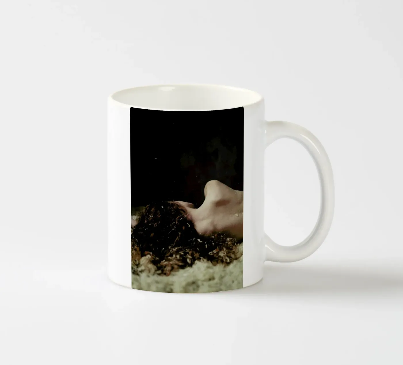 Curls ceramic mug by Runway Collective