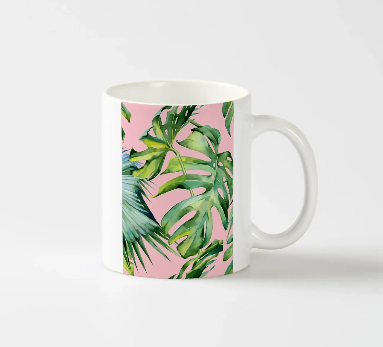 Acquerello rosa Trop 05 tazza in ceramica da Nicholas Campbell