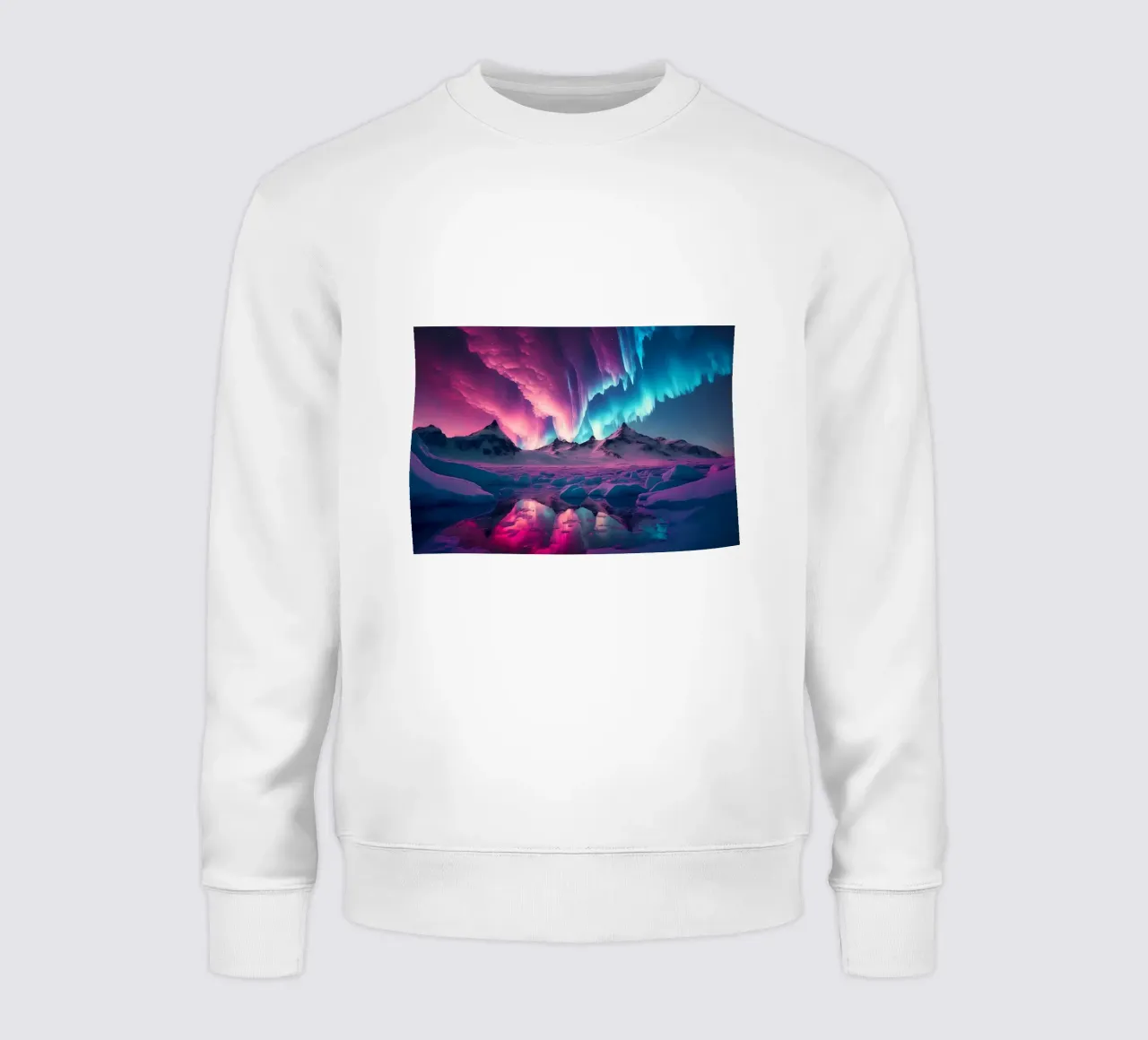 Purple Aurora Borealis felpa da Matthew Katz