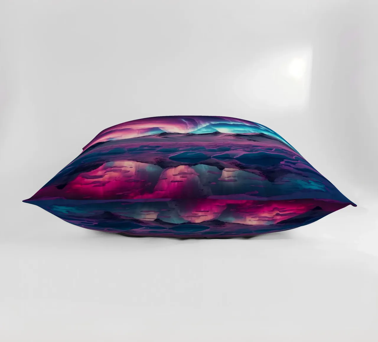 Purple Aurora Borealis cuscino da Matthew Katz