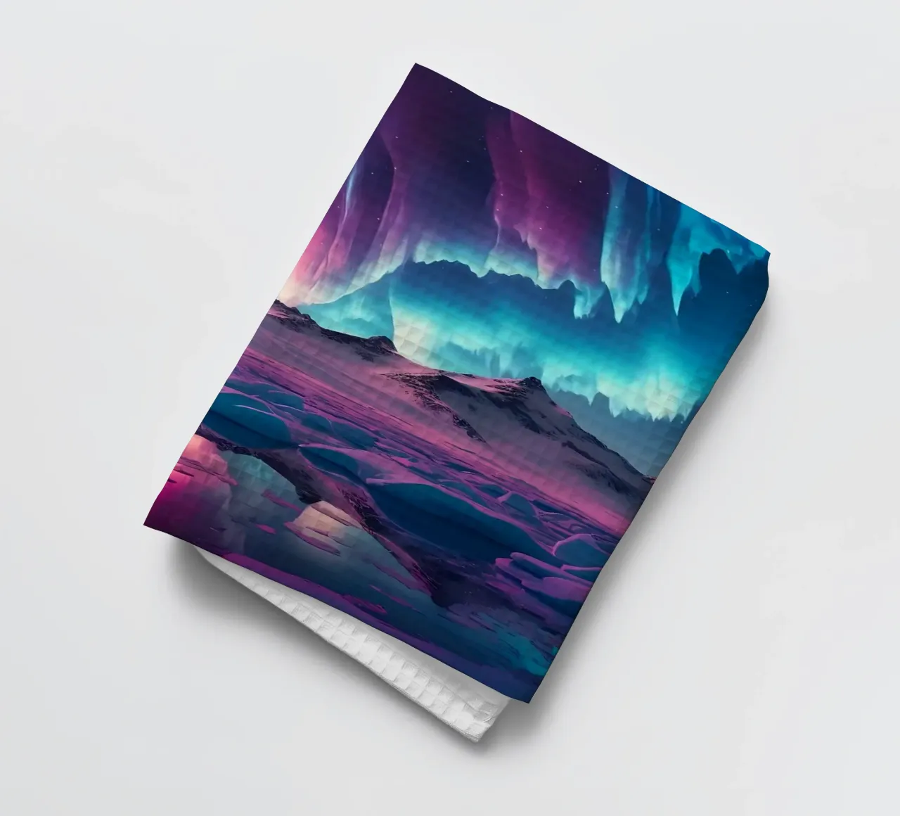 Purple Aurora Borealis canovaccio da cucina da Matthew Katz