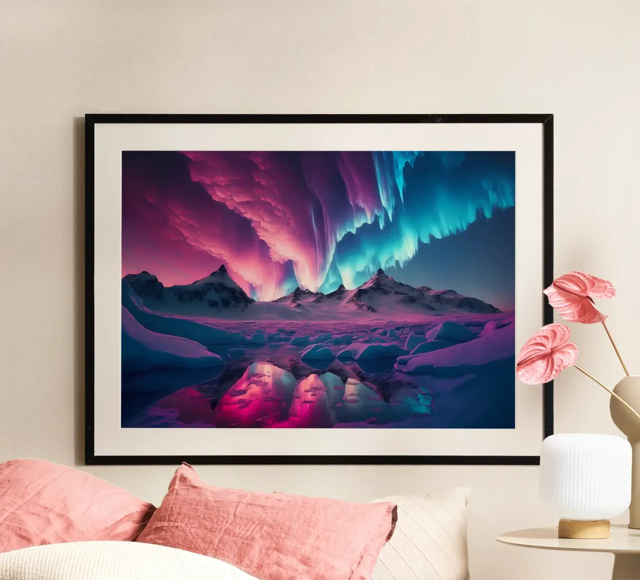 Purple Aurora Borealis carta hahnemühle da Matthew Katz