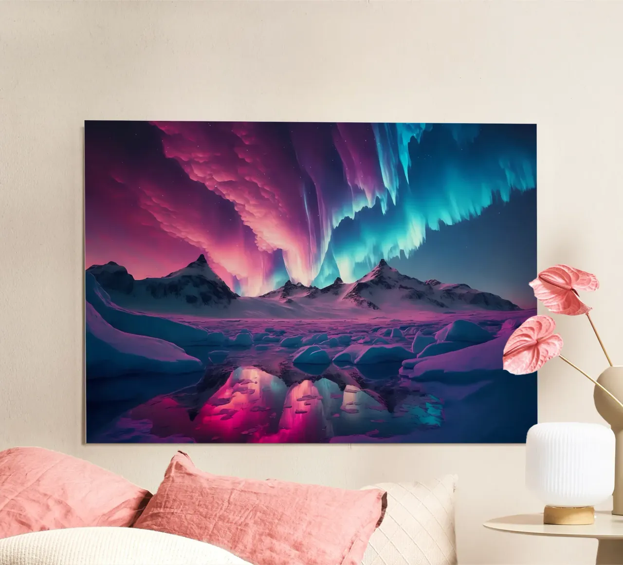 Purple Aurora Borealis carta hahnemühle da Matthew Katz
