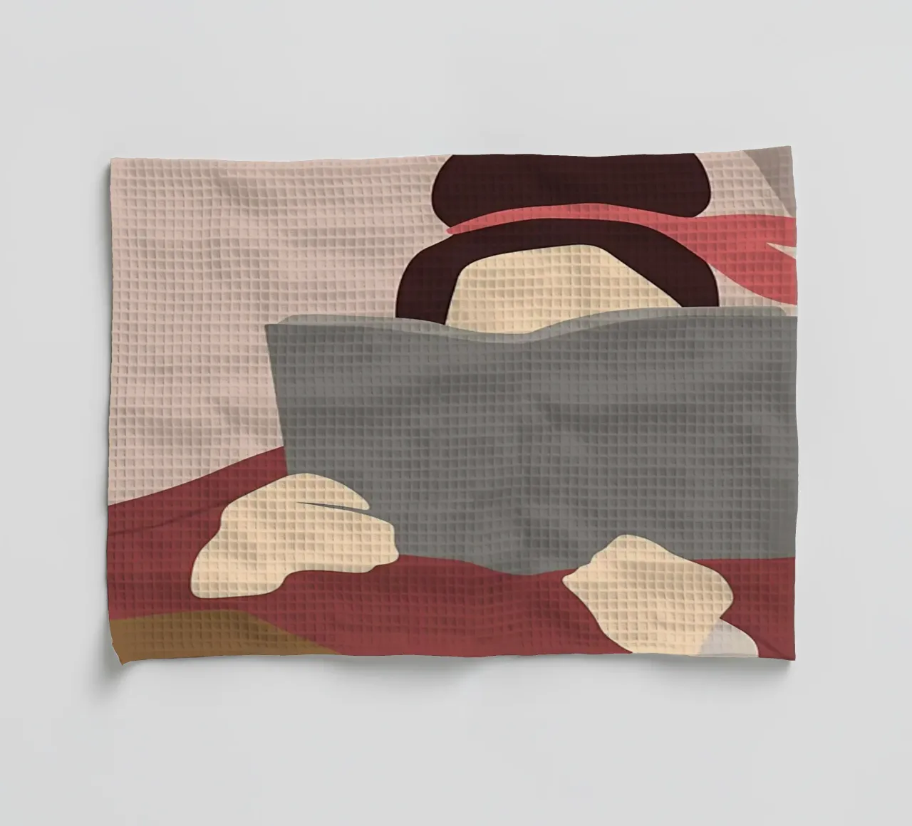 Femme de lecture minimaliste torchon de Aiden Garcia