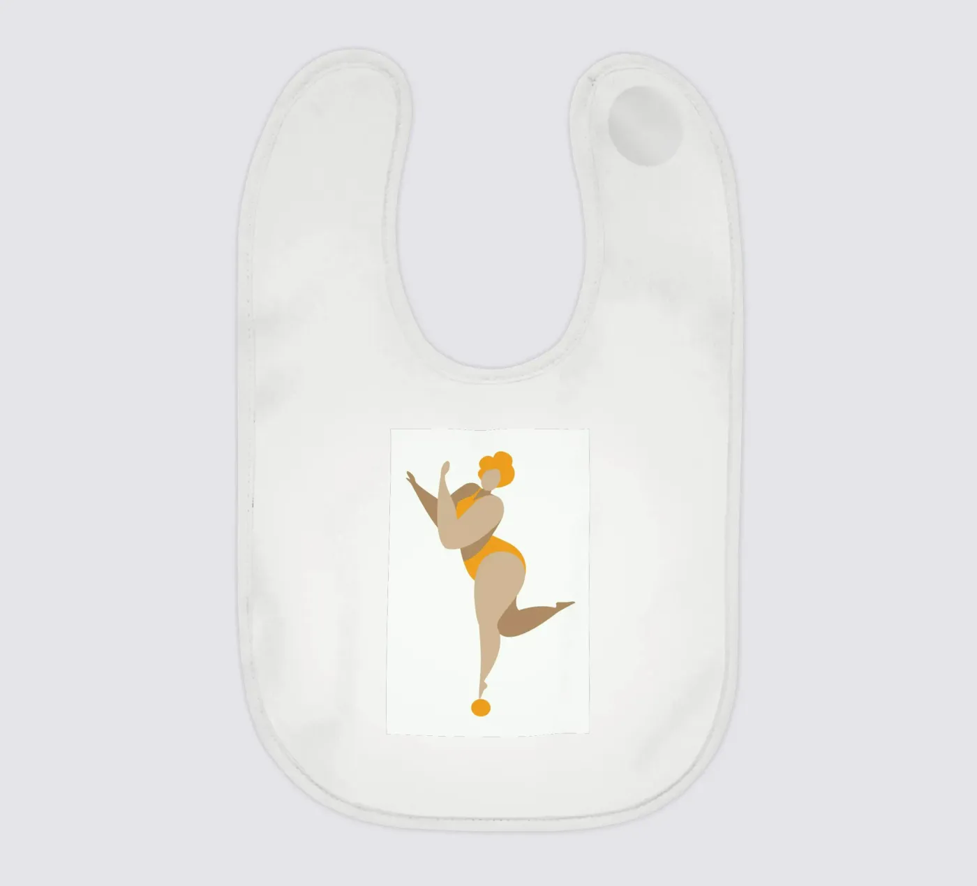 Dancing Queen Yellow bavaglino da Kubistika