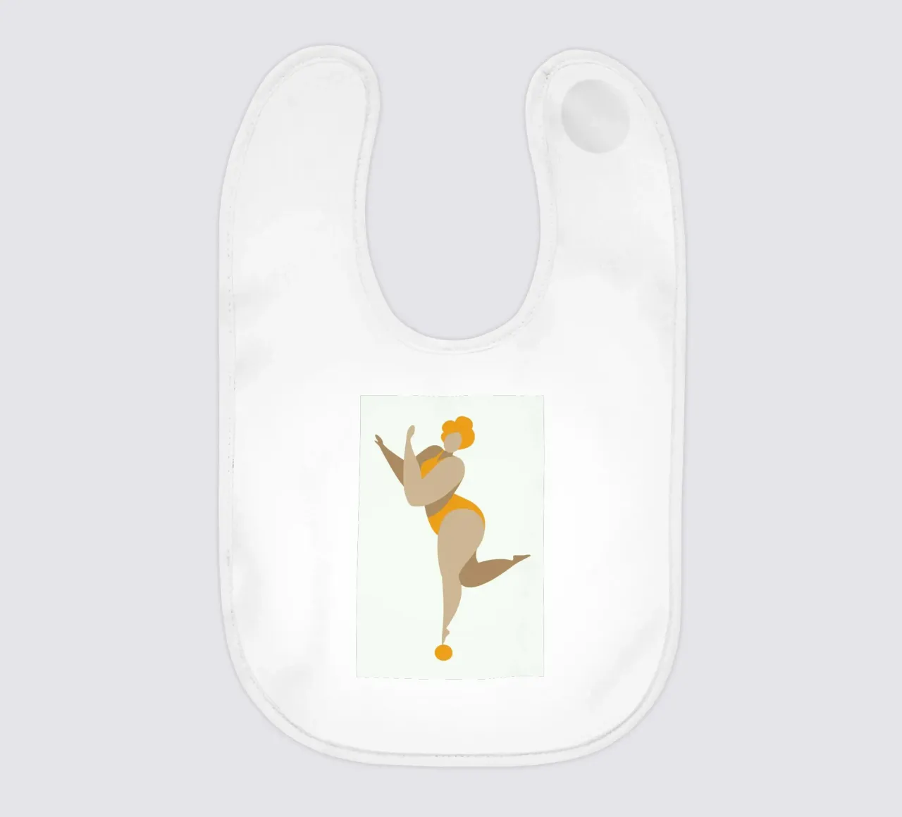 Dancing Queen Yellow bavaglino da Kubistika