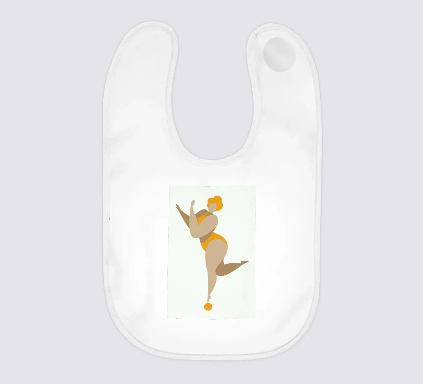 Dancing Queen Yellow bavaglino da Kubistika