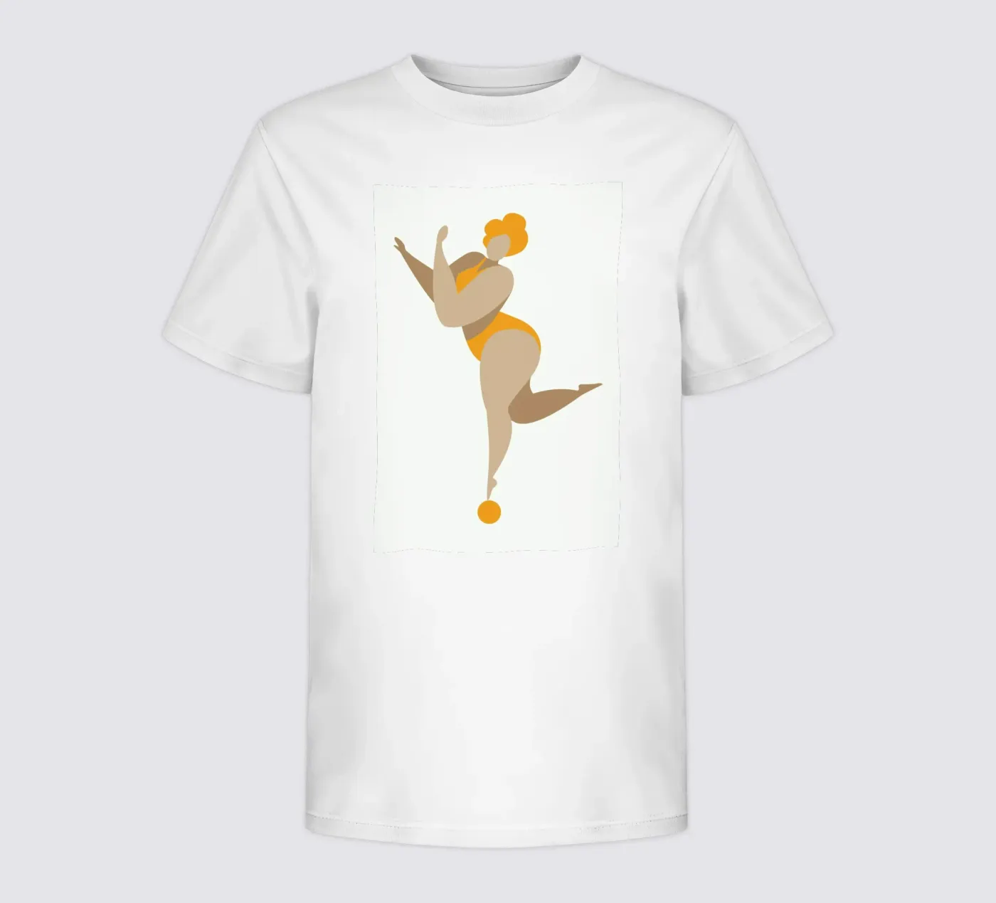 Dancing Queen Yellow t-shirt bambini da Kubistika