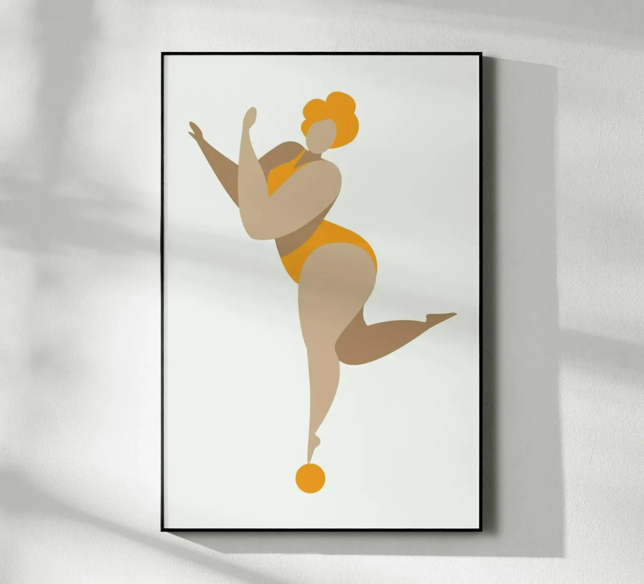 Dancing Queen Yellow plexiglass da Kubistika