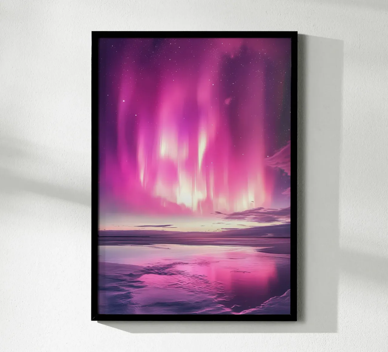 Aurora boreale rosa poster da Matthew Katz
