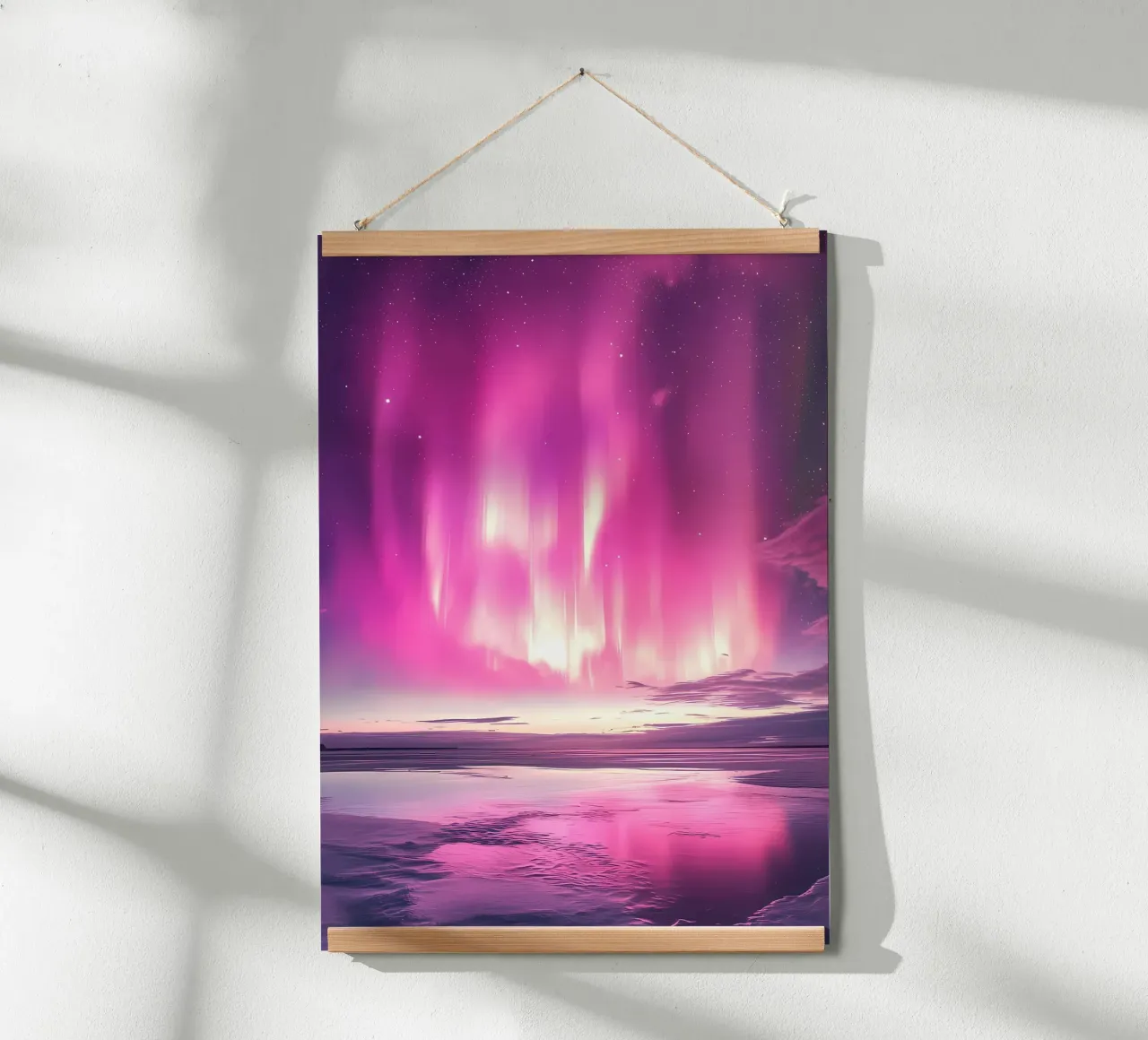 Aurora boreale rosa poster da Matthew Katz