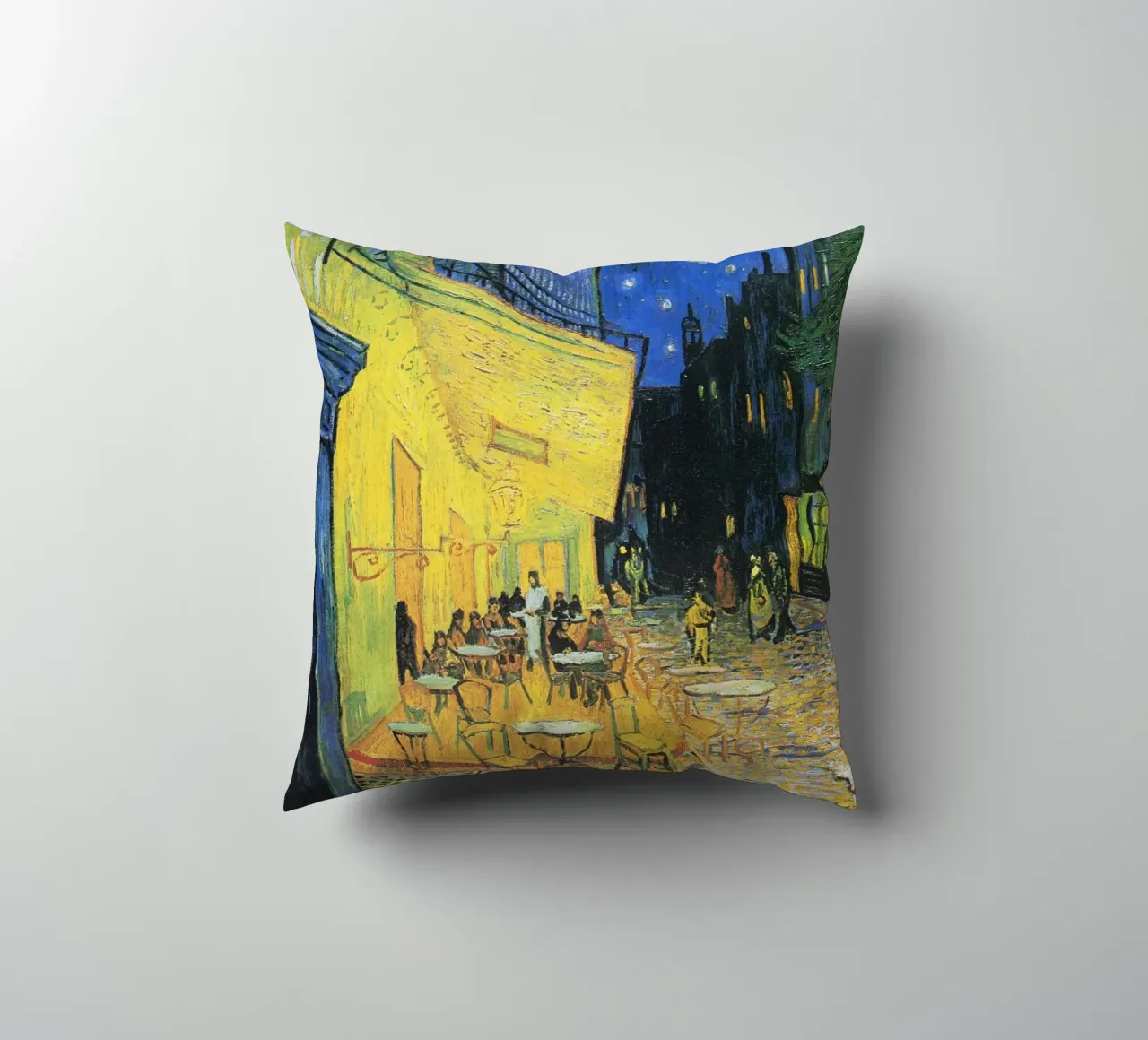 Terrazza del caffè di notte di Vincent van Gogh (1888) cuscino da Van Gogh Prints