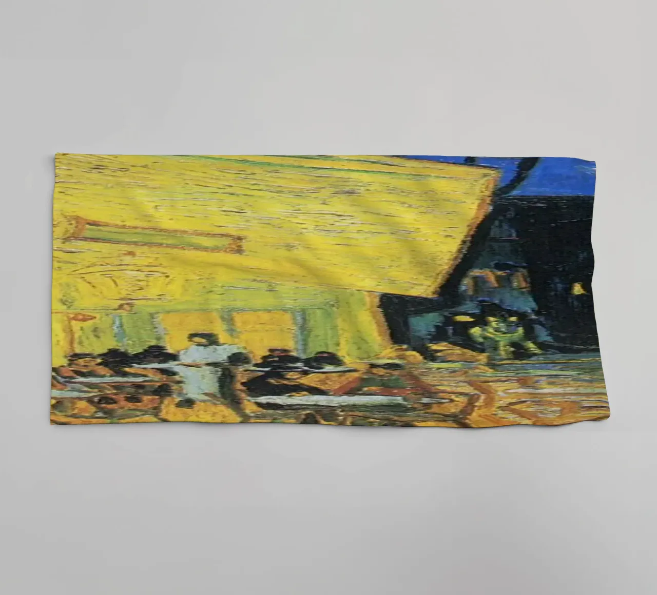 Terrazza del caffè di notte di Vincent van Gogh (1888) asciugamano da bagno da Van Gogh Prints