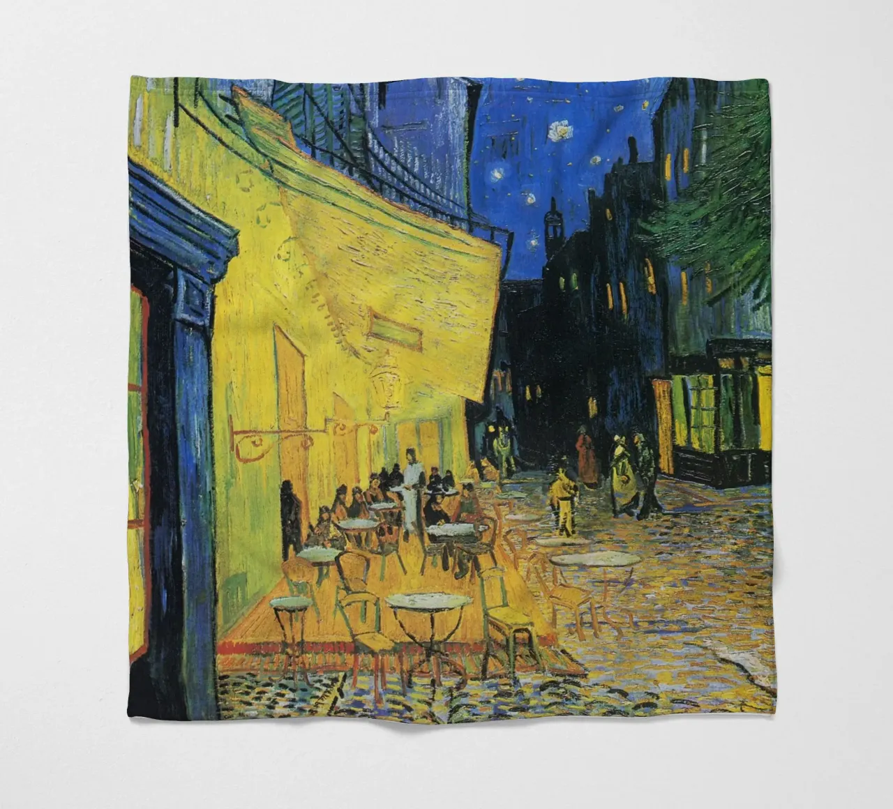 Terrazza del caffè di notte di Vincent van Gogh (1888) coperta in pile da Van Gogh Prints