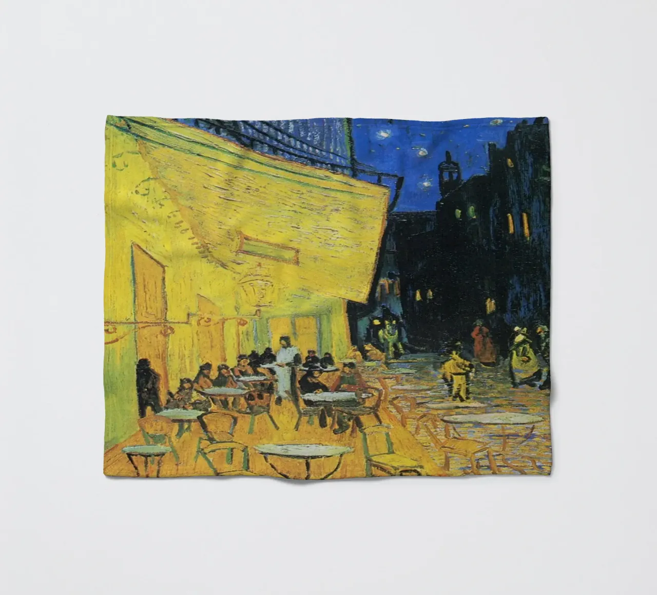 Terrazza del caffè di notte di Vincent van Gogh (1888) coperta in pile da Van Gogh Prints