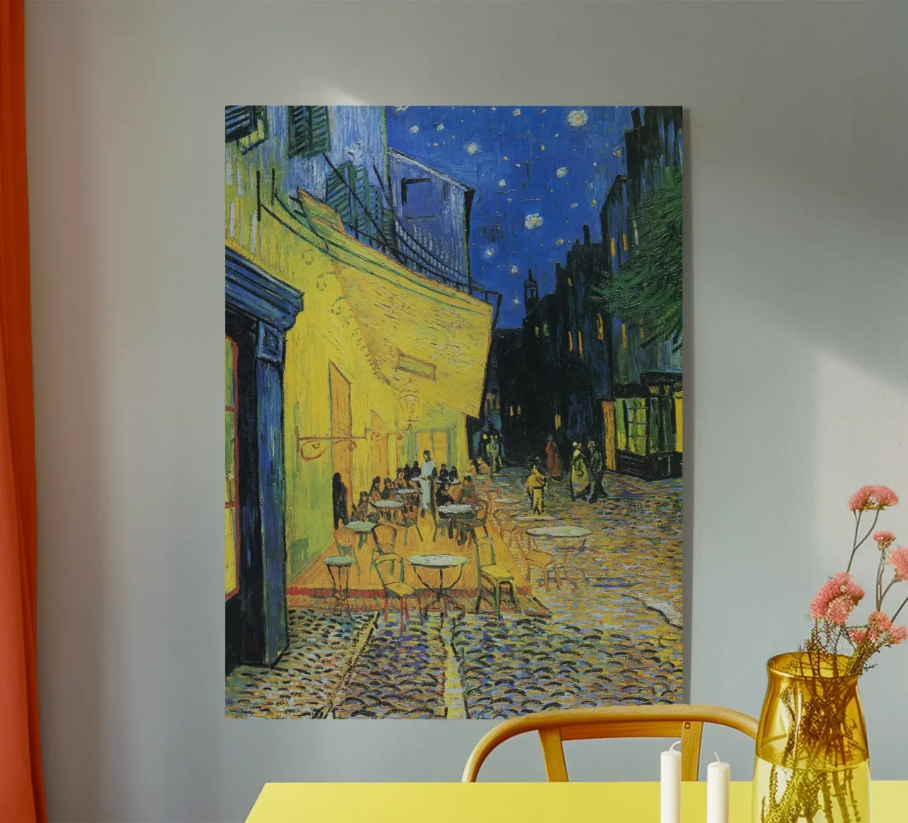 Café Terrace at Night by Vincent van Gogh (1888) acrylic glass by Van Gogh Prints