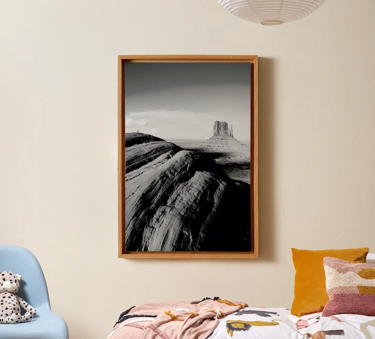 Panoramic Beach tela con Cornice a cassetta da METROPOLIS
