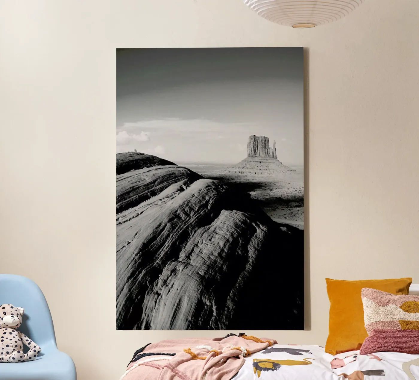 Panoramic Beach canvas van METROPOLIS