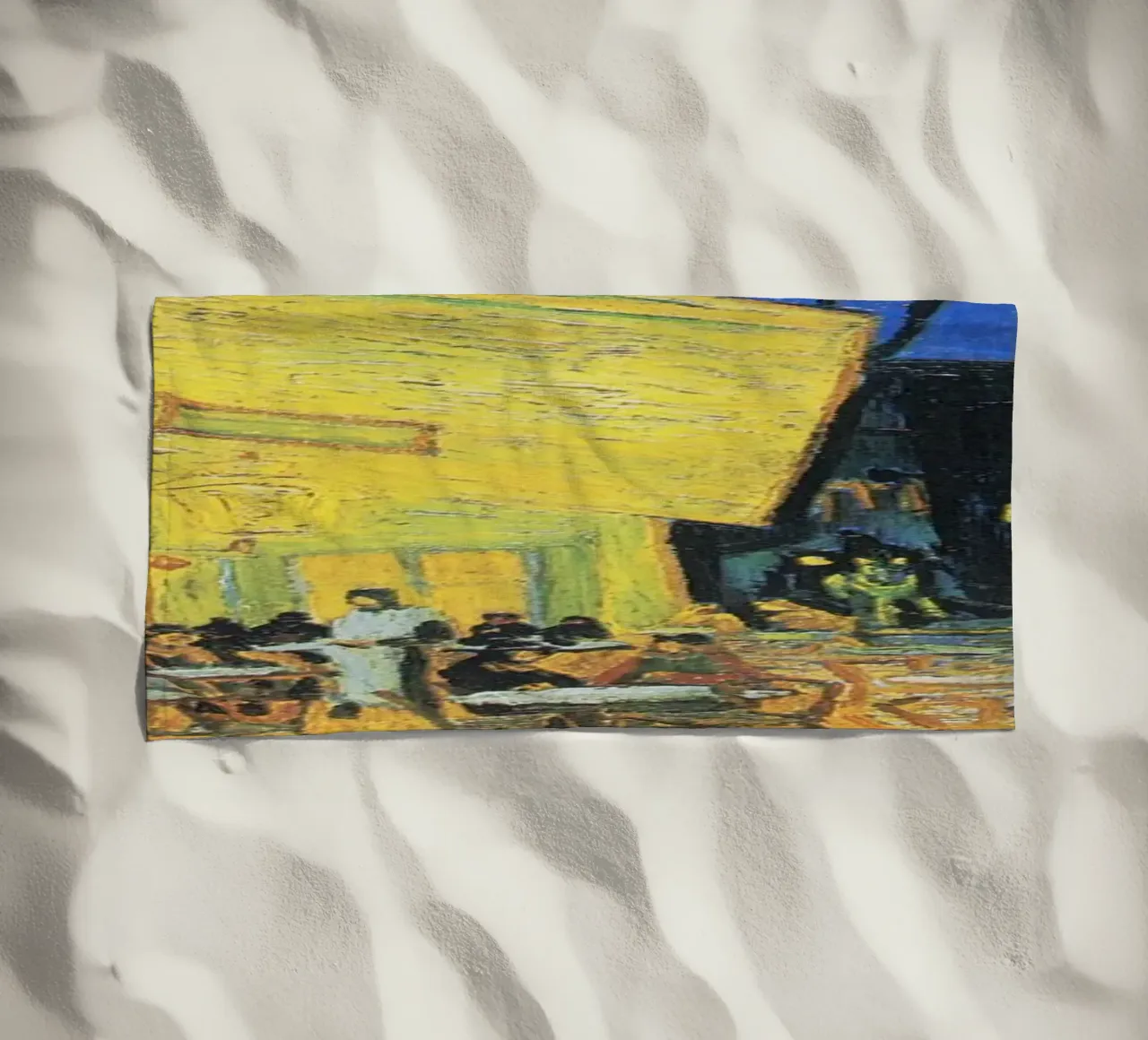 Terrazza del caffè di notte di Vincent van Gogh (1888) telo mare da Venus Art