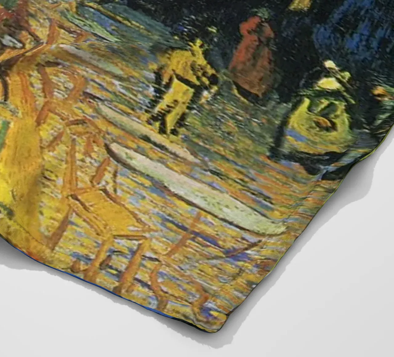 Terrazza del caffè di notte di Vincent van Gogh (1888) coperta in pile da Venus Art