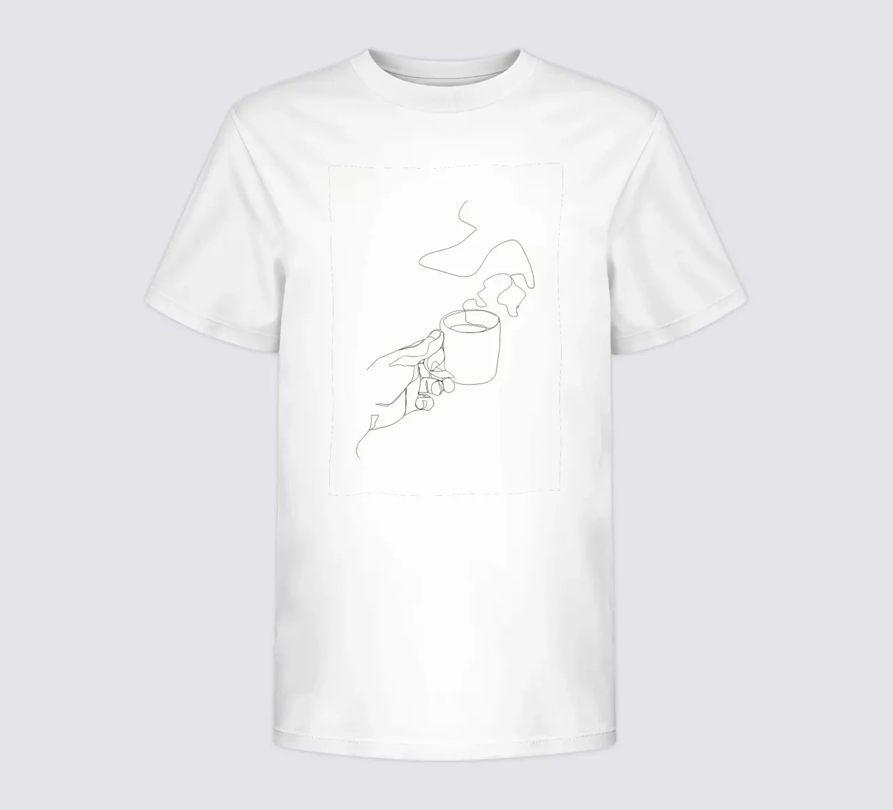 Tazza di caffè caldo t-shirt bambini da Aiden Garcia