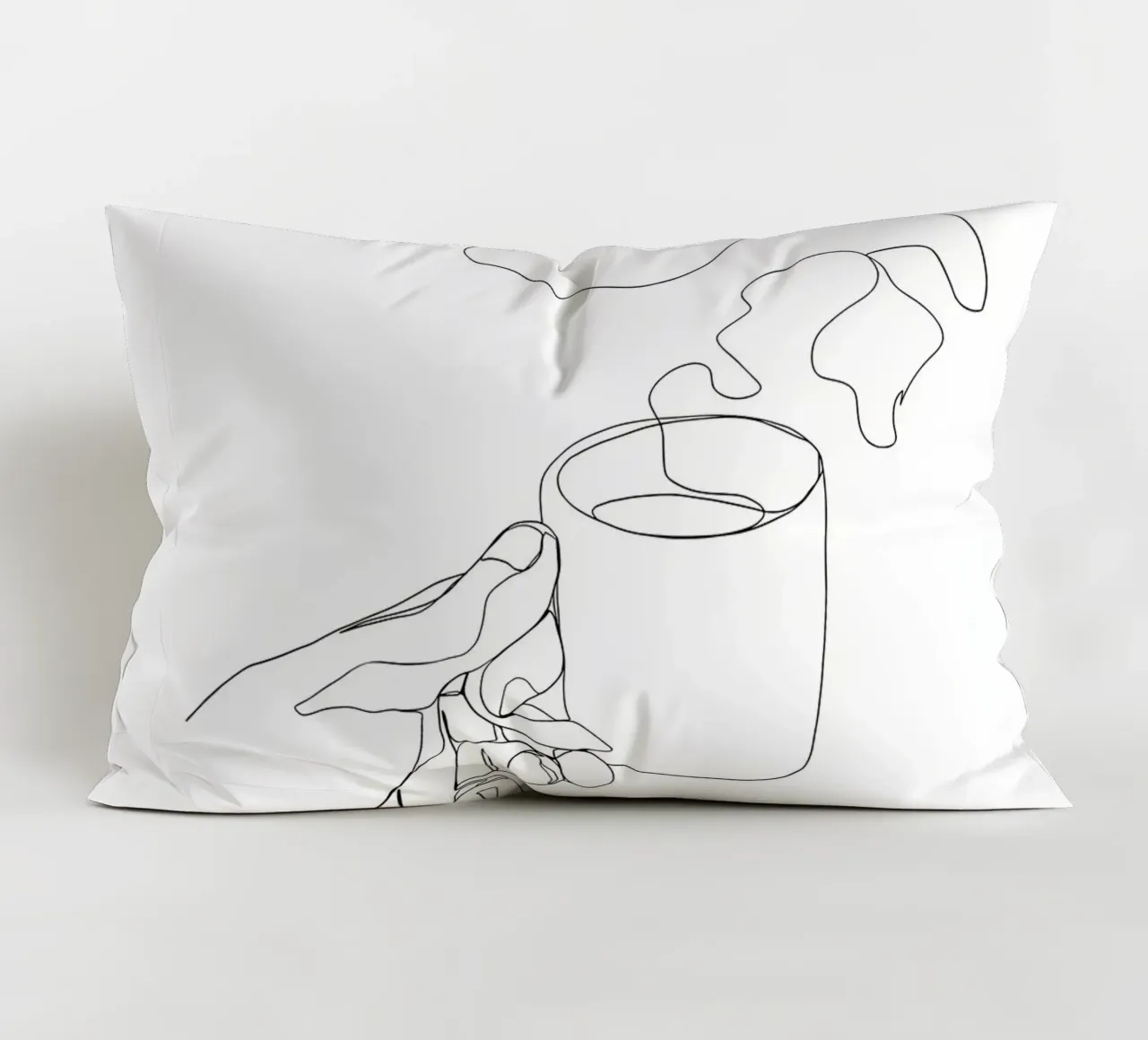 Tazza di caffè caldo cuscino da Aiden Garcia