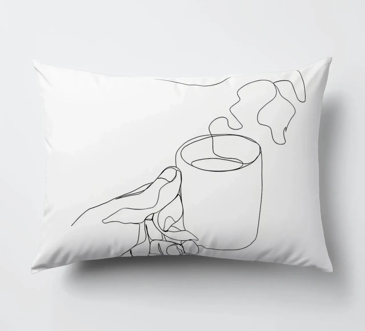 Tazza di caffè caldo cuscino da Aiden Garcia