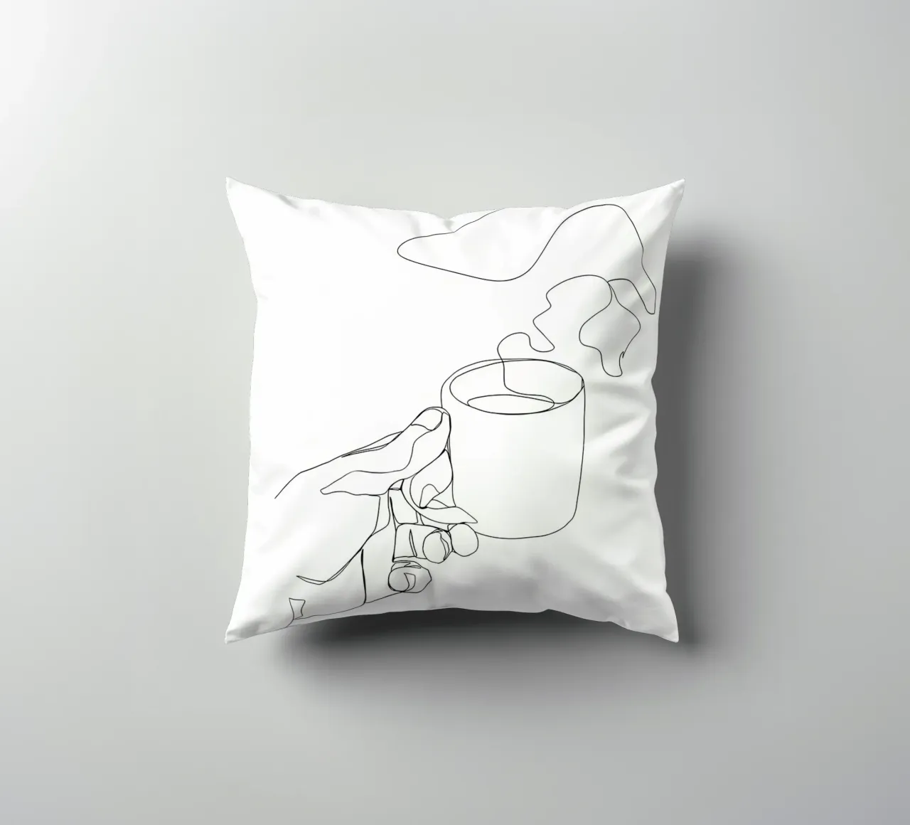 Tazza di caffè caldo cuscino da Aiden Garcia