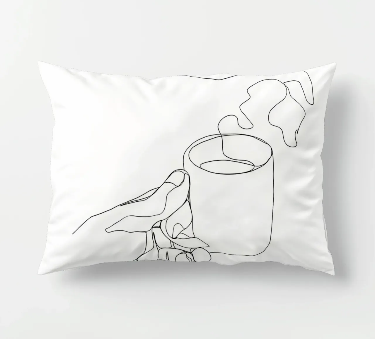 Tazza di caffè caldo cuscino da Aiden Garcia