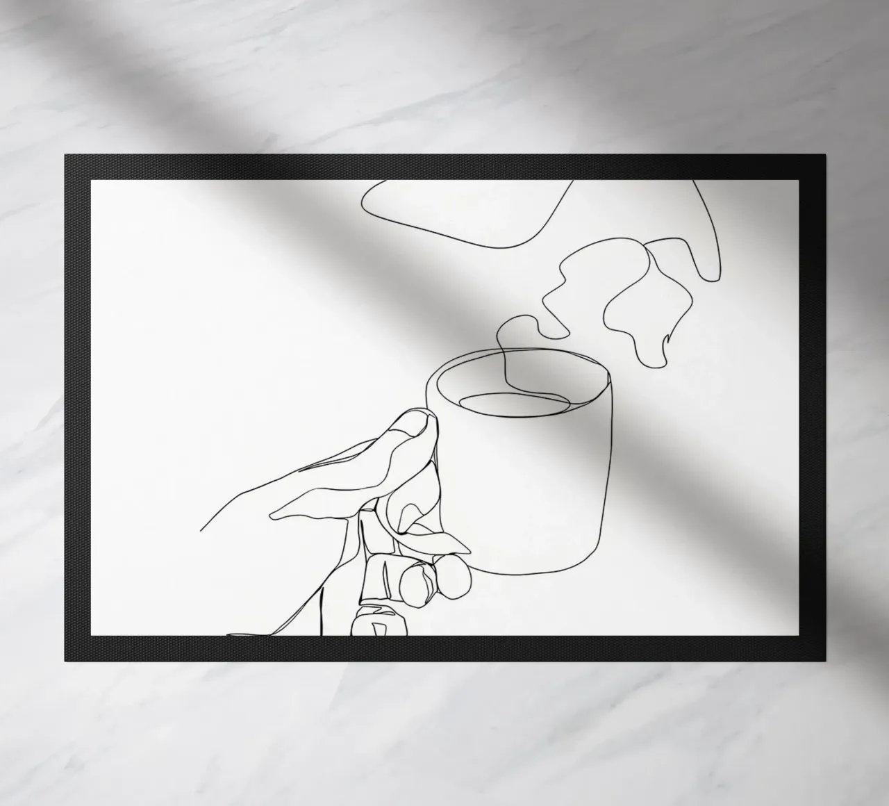 Tazza di caffè caldo zerbino da Aiden Garcia