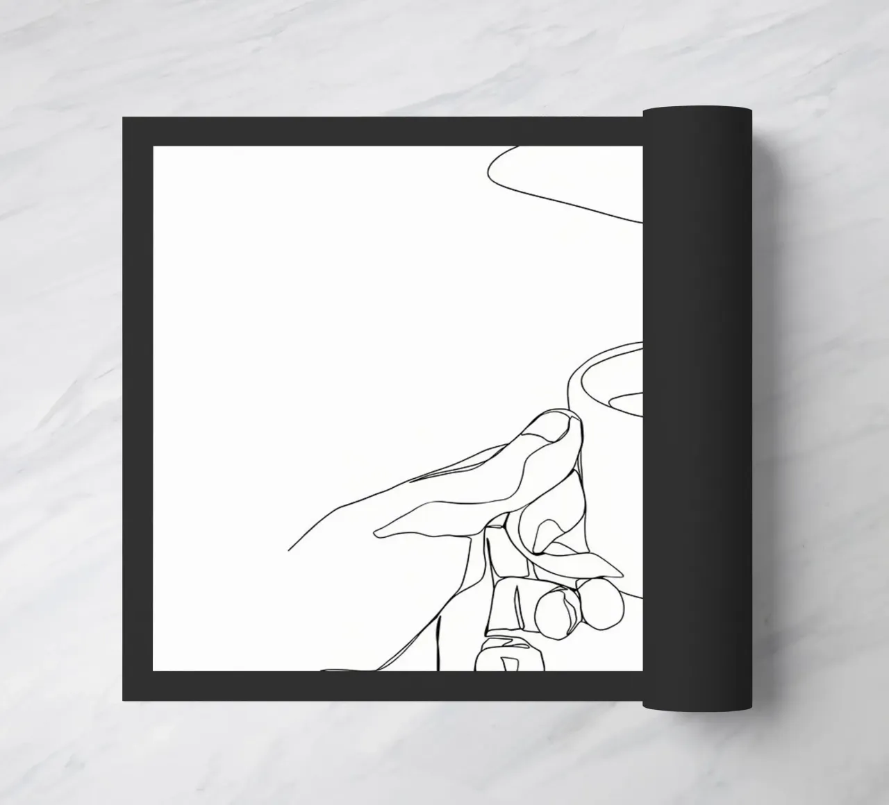 Tazza di caffè caldo zerbino da Aiden Garcia