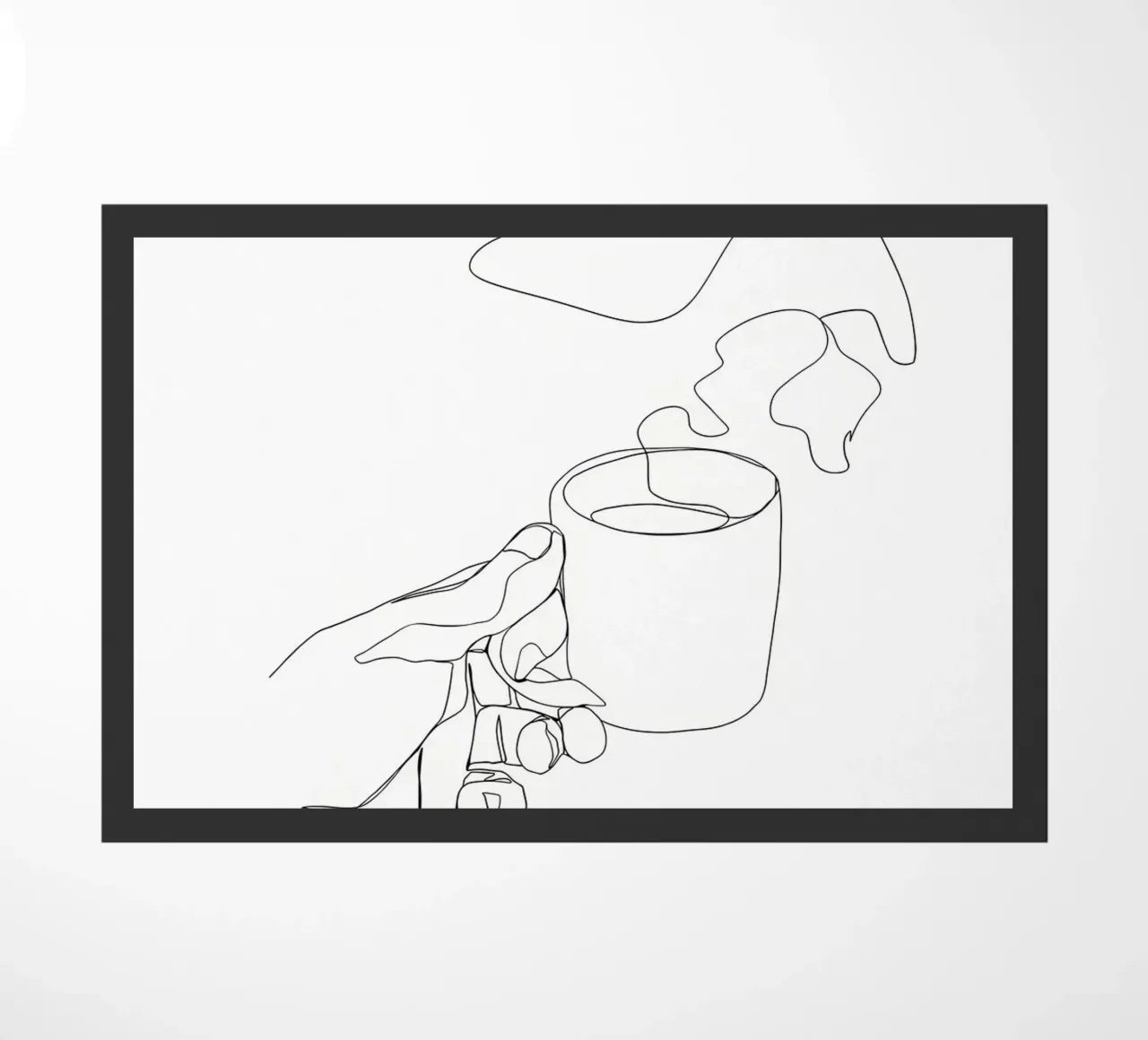 Tazza di caffè caldo zerbino da Aiden Garcia