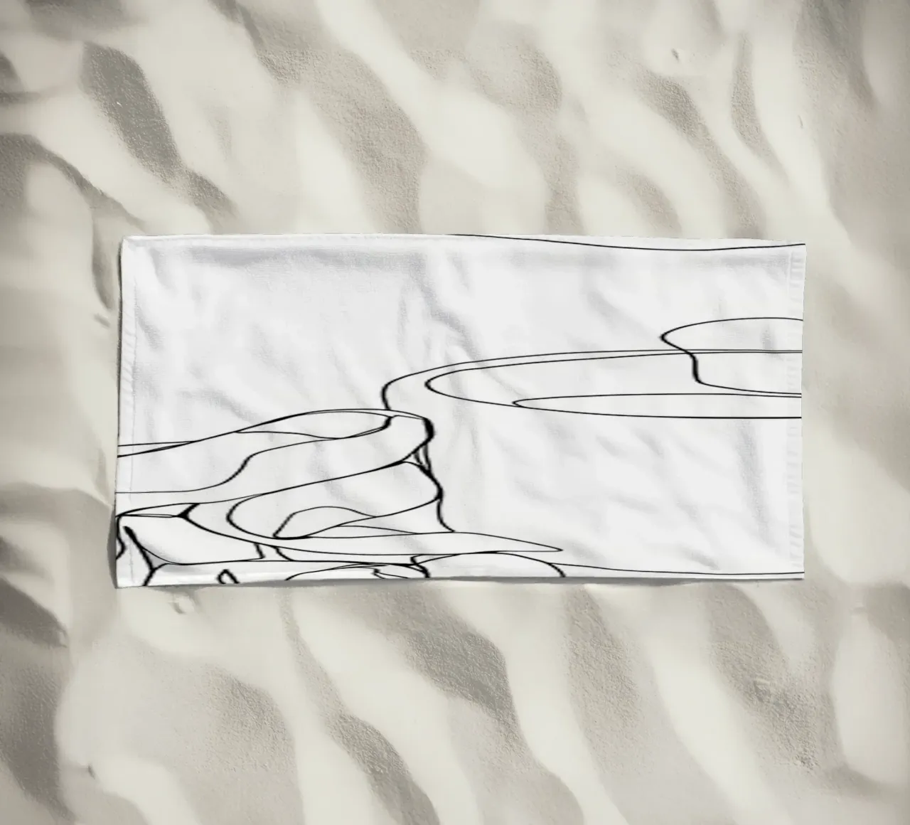 Tazza di caffè caldo telo mare da Aiden Garcia