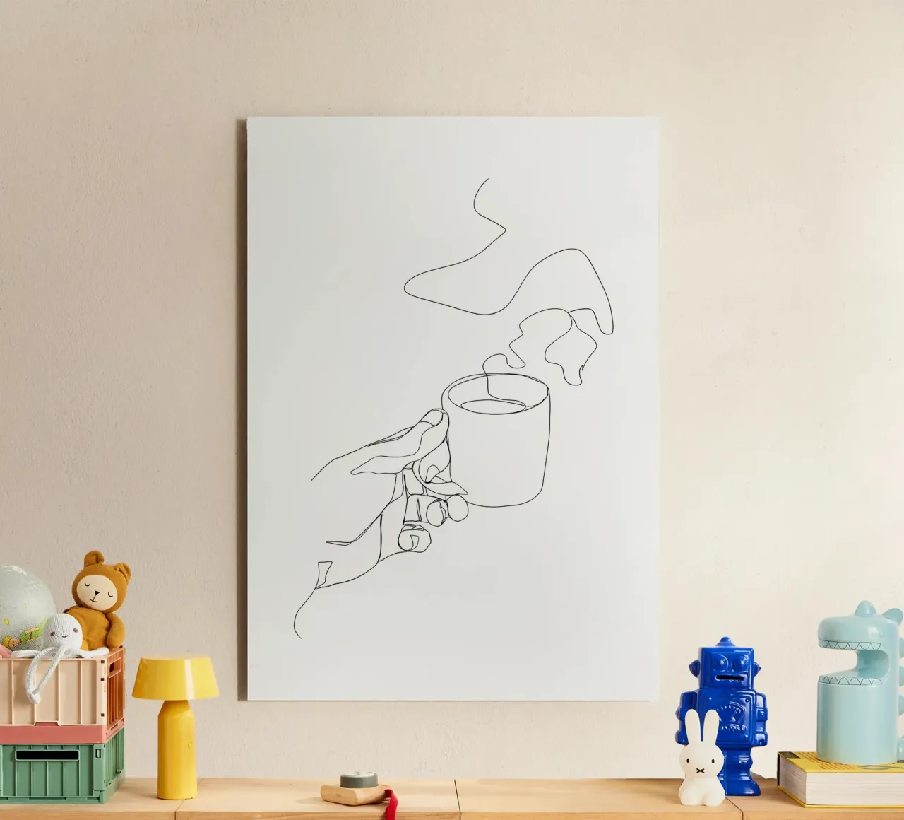 Tazza di caffè caldo alluminio dibond da Aiden Garcia