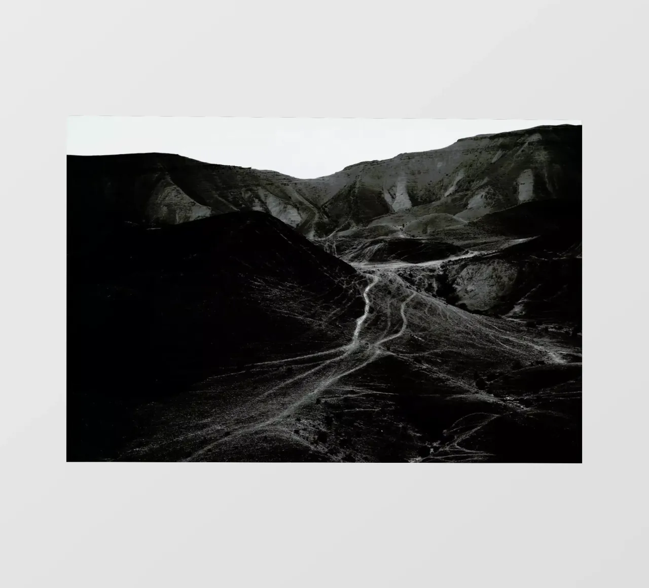 Mountains Of The Judean Desert 5 pellicola backlit da Tal Paz-Fridman