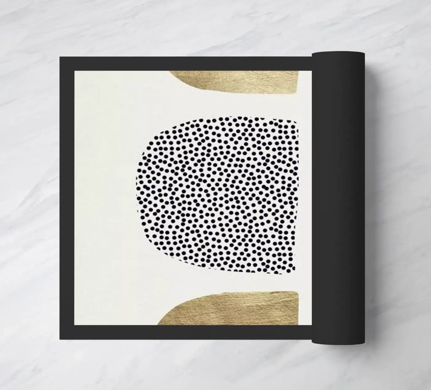 Geometric Abstracta Fußmatte von Kubistika