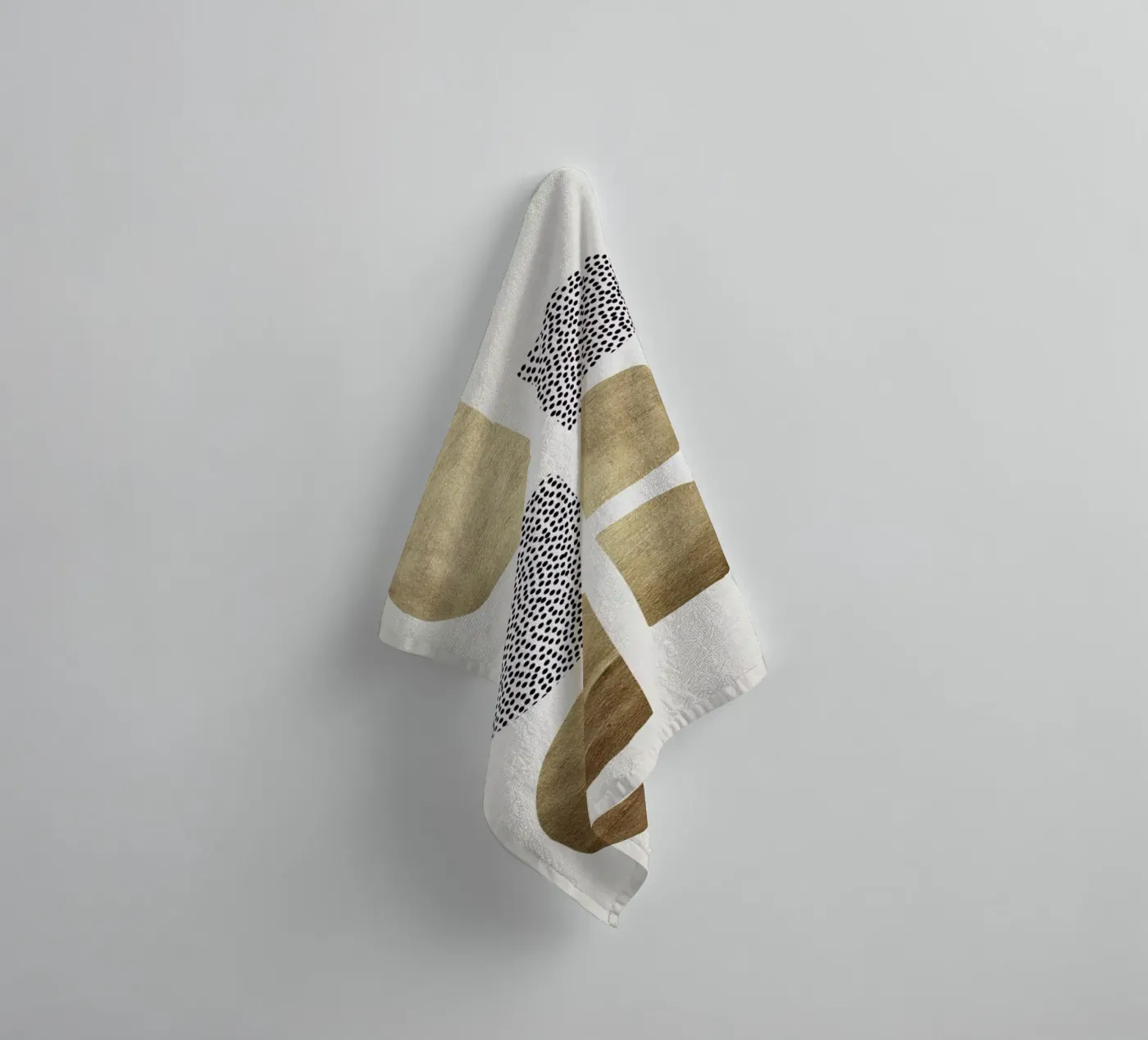 Geometric Abstracta towel by Kubistika